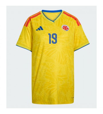 Colombia Rafael Santos Borre #19 Hjemmebanetrøje Dame VM 2026 Kortærmet